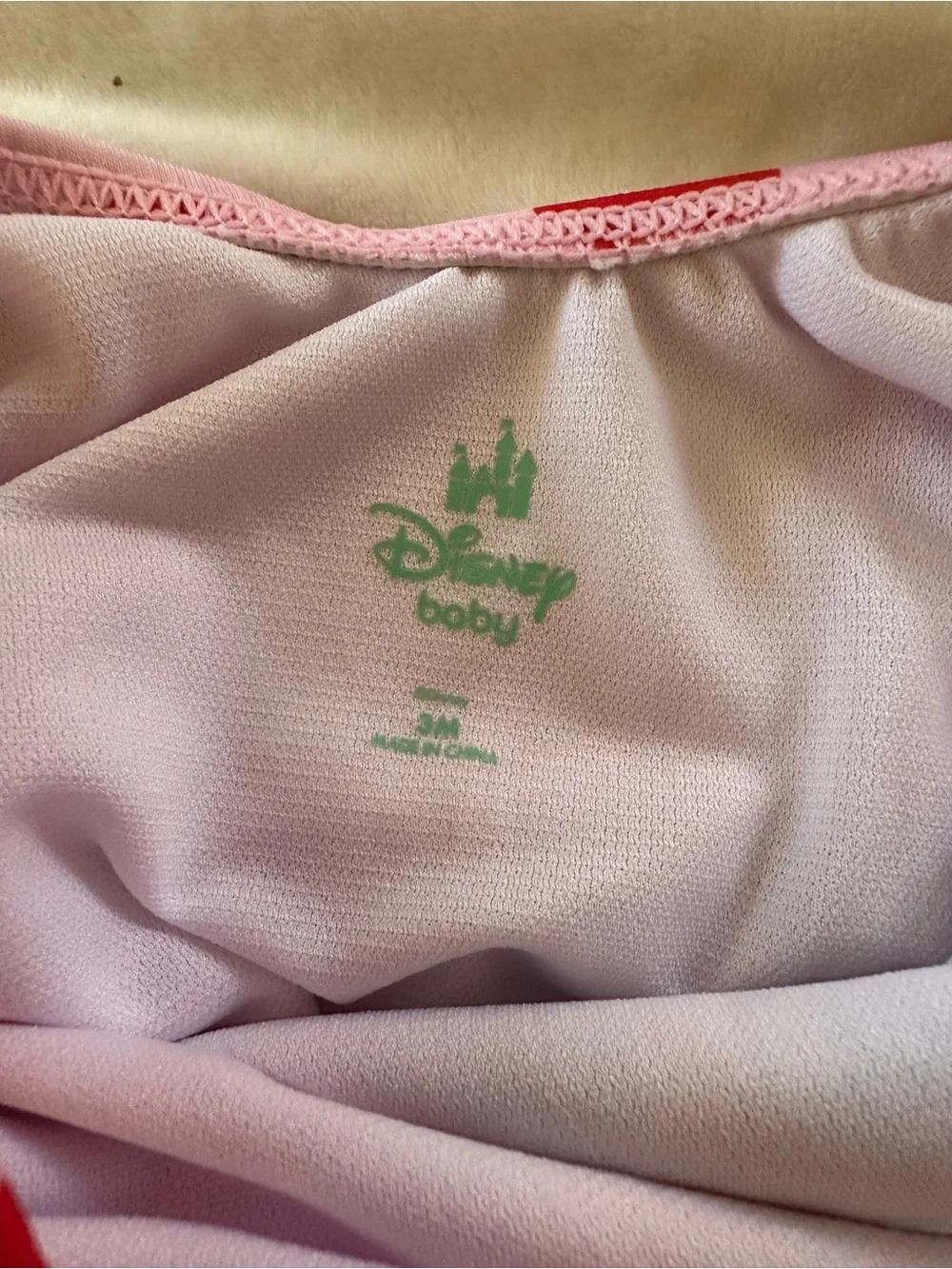 Disney Baby Minnie Swimsuit Bubdle 0-3 Months One Piece Rash Guard Gingham